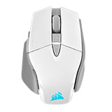 Corsair M65 RGB ULTRA WIRELESS ratón Juego Diestro Bluetooth Óptico 26000 DPI, Blanco