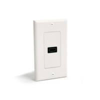 StarTech.com Placa de Pared HDMI HDMIPLATE, 1 Entrada, Color Blanco, Soporta 4K