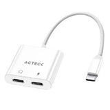 Acteck AC-939768 cable USB USB 3.2 Gen 1 (3.1 Gen 1) 0,1 m USB C 2 x USB C Blanco