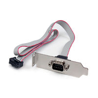 StarTech.com Adaptador DB9 RS232 a IDC 10 Pines, 0.4m, Perfil Bajo