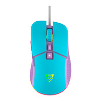 Ocelot Gaming Mouse Óptico OCM Candy Blue, 7200 DPI, 7 Botones, USB