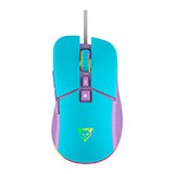 Ocelot Gaming OCM CANDY BLUE ratón Juego mano derecha USB tipo A Óptico 7200 DPI