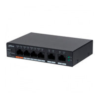 Dahua Switch CS4006-4GT-60, 6 Puertos Gigabit, 4 Puertos PoE, 60W Total, Admin. en la Nube