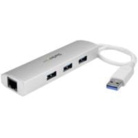 Hub 3 Puertos USB 3.0 con Adaptador Ethernet Gigabit, Plug and Play, 1000Mbps