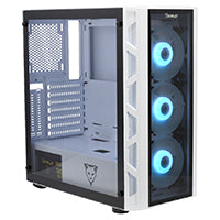 Ocelot Gaming Gabinete OG-C White Blixard, E-ATX, 3 Ventiladores ARGB, Enfriamiento 360mm