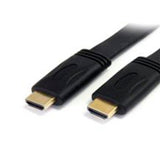 StarTech.com Cable de 3m HDMI Plano de Alta Velocidad con Ethernet - Ultra HD 4k x 2k - HDMI a HDMI Macho a Macho Cable 3,05 m HDMI tipo A (Estándar) HDMI tipo A (Estándar) Macho