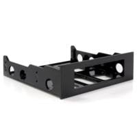 StarTech.com Bracket de Montaje de Disco Duro, Modelo BRACKETFDBK, Compatible con Bahías de 3.5 a 5.25 Pulgadas, Adaptador Frontal Abierto
