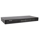 Intellinet Commutateur réseau (switch) Gigabit 24 ports, 24 ports RJ45, 4 ports SFP, Web-Smart Ethernet, montage rack 19", garantie de 3 ans dispositivo de redes Gestionado Si Si Si