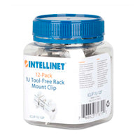 716512 - Intellinet CLIP DE MONTAJE EN RACK 1U PATCH PANEL SIN HERRAMIENTAS PAQUE