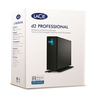 Disco Duro Portátil LaCie d2 Professional de 18TB, USB-C, Color Negro.