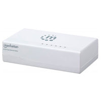 Manhattan Switch 560672 5 Puertos 10/100, Desktop Blanco, Conexión Ethernet