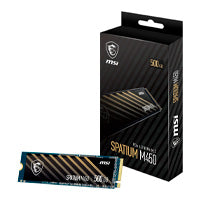 SSD MSI SPATIUM M450 de 500GB, M.2 NVMe PCIe 4.0, Velocidad de Lectura 3500MB/s