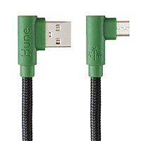 HUNE Cable Micro USB AT-ACC-CA-316BOS, 1.2M, Carga Rápida, Trenzado