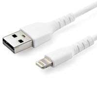 StarTech.com Cable de Carga 1M USB a Lightning MFI, 2.4A, Blanco