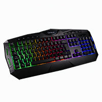 Ocelot Gaming Teclado Membrana OGEK03, Retroiluminado, 105 Teclas, USB