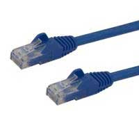 StarTech.com Cable de Red Ethernet Snagless Sin Enganches Cat 6 Cat6 Gigabit 0,5m - Azul Cable Azul 0,5 m Cat6 U/UTP (UTP)