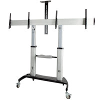 StarTech.com Carrito Para Dos TV STNDMTVDUO, Soporta 50kg Cada Uno, Ruedas, VESA