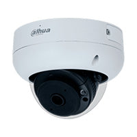 Cámara IP Domo Antivandálica Dahua 4MP, Lente 2.1mm, Visión Nocturna 15m, IA WizSense, POE, H.265, IP67, IK10, Micrófono