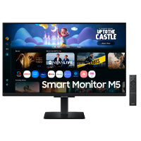 MONITOR SAMSUNG SMART 27 M5 FHD VA / 8MS / 60HZ / HDR10 / NEGRO / HDMI / WIFI / B