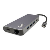 Ghia ADAP-20 base para laptop o replicador de puertos USB Tipo C Gris, HDMI, USB 3.2 Gen 1 (3.1 Gen 1) Type-A, 100 g