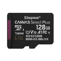 Kingston Memoria Flash Micro SDXC 128GB 150MB/s UHS-I V10, Sin Adaptador