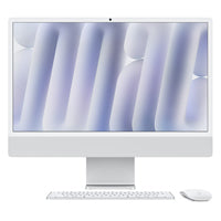 MWUV3E/A - Apple iMac Apple M M4 59.7 cm (23.5") 4480 x 2520 Pixeles PC todo en uno 16 GB 512 GB SSD macOS Sequoia Wi-Fi 6E (802.11ax) Plata