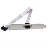 StarTech.com Adaptador de 40cm de Header Bracket Serie DB9 RS232 a IDC 10 Pines para Placa Base - Cabezal Serial tarjetas y adaptadores de interfaz IDC De serie 1 RS-232