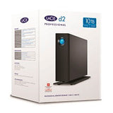 LaCie d2 Professional disco duro externo 10 TB 7200 RPM USB Tipo C 3.2 Gen 1 (3.1 Gen 1) Negro