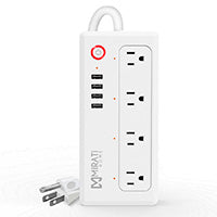 Mirati Multicontacto Inteligente MCUS1, 4 Sockets, 4 USB, WiFi 2.4 GHz