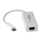 StarTech.com Adaptador de Red Ethernet Gigabit USB-C - Adaptador externo USB 3.0 a RJ45 - USB Tipo C a Ethernet - Negro tarjetas de red Alámbrico USB Tipo C Ethernet 1