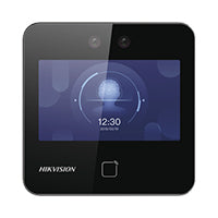Hikvision DS-K1T343MWX lector de control de acceso Terminal de reconocimiento facial Negro