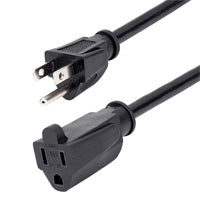 StarTech.com Cable de Extensión de Alimentación 2m, 13A 125V, 16AWG, UL