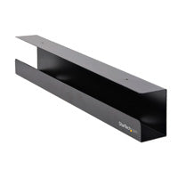 StarTech.com Bandeja para Gestión de Cableado para Debajo del Escritorio - Organizador de Cableado Tipo Bandeja para Escritorio de Pie - Estante para