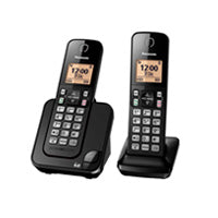 Panasonic KX-TGC352MEB teléfono Teléfono DECT Identificador de llamadas Negro, Terminal inalámbrico, Altavoz, 50 entradas