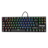 Ocelot Gaming Teclado Mecánico OK-TKL2, Switch Rojo, 88 Teclas, RGB, USB