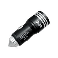 Ghia GAC-176 cargador de dispositivo móvil Universal Negro USB Auto | Cargador de dispositivos móviles