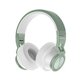 BACKDROP BDH-1V audífono y auriculare Auriculares Inalámbrico Diadema Llamadas/Música USB Tipo C Bluetooth Verde, Blanco