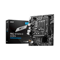 MSI PRO B760M-E DDR4, 2X DDR4 4800, 4X USB 3.2, HDMI, MATX