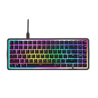 NZXT KB-101NB-US teclado Juego USB QWERTY Internacional de EE.UU. Negro