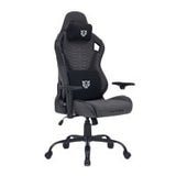 Balam Rush BR-940740 silla para videojuegos Silla universal para juegos Asiento acolchado tapizado Gris, 120 kg, Respaldo acolchado tapizado, Negro