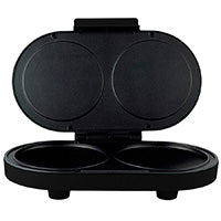 Mirati Parrilla Para Hotcakes MBP01N, 1000W, Doble Parrilla, Antiadherente