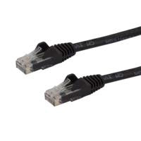 StarTech.com Cable de Red Ethernet Snagless Sin Enganches Cat 6 Cat6 Gigabit 2m - Negro Cable Negro 2 m Cat6 U/UTP (UTP)