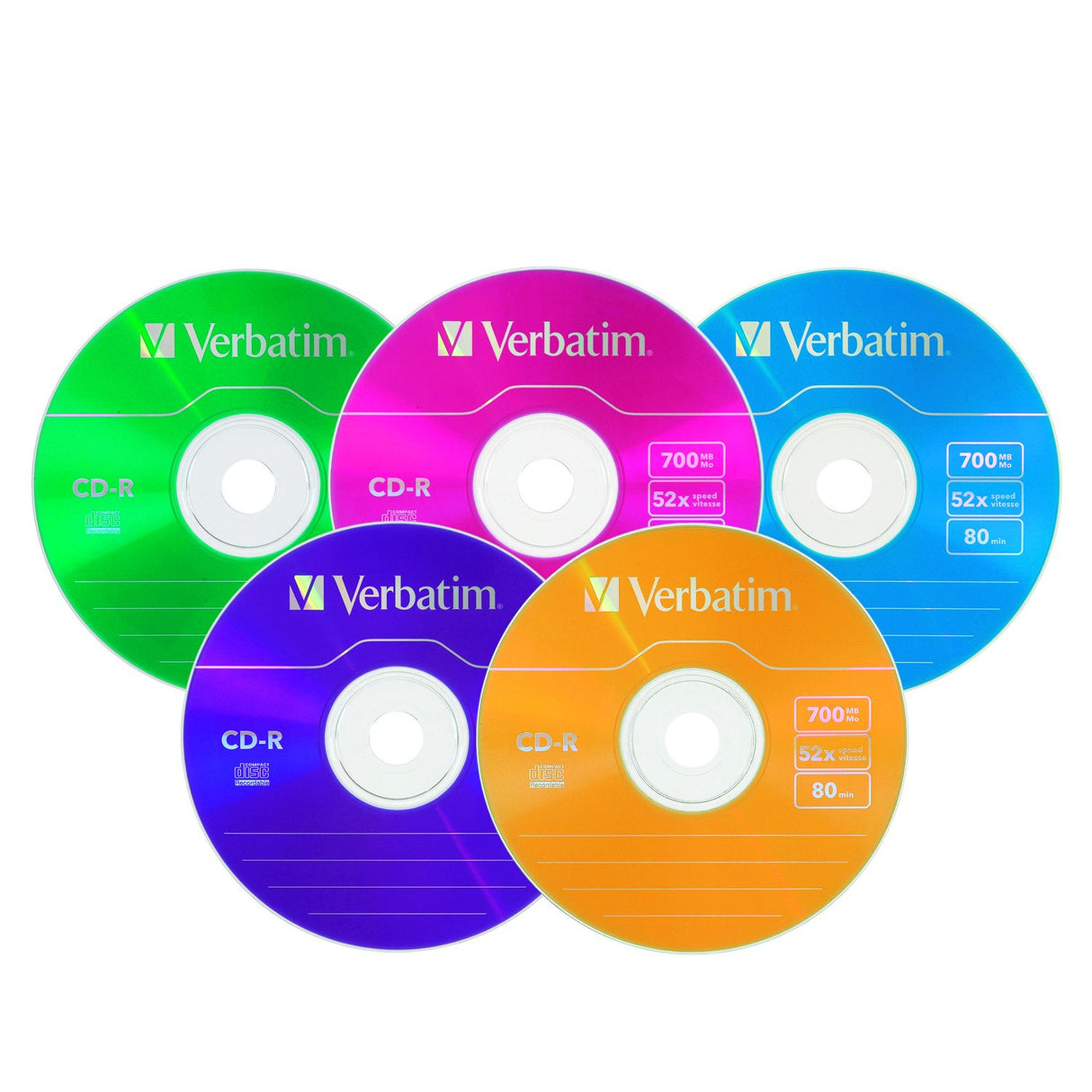 Verbatim 52X CD-R Media Standard cds en blanco CD-R 700 MB 25 pieza(s) 80 min