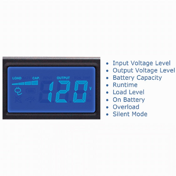CyberPower OR1000LCDRM1U UPS Línea interactiva 1 kVA 600 W 90 V