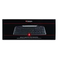 Verbatim 98109 Teclado Alámbrico USB Completo (100%) Si