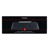 Verbatim 98109 Teclado Alámbrico USB Completo (100%) Si
