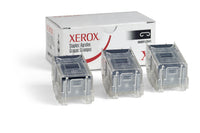 Xerox Recarga de grapas para acabadoras avanzada y profesional y grapadora auxiliar Cartucho de Tinta 15000 grapas Fijación Metal Negro, Transparente