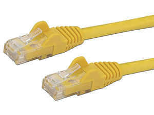 Cable de Red StarTech Cat6 UTP, 30cm. Color Amarillo, 1Gbps, Conectores RJ45, Blindaje U/UTP