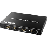 TT401MS - Switch Multiviewer HDMI / 4 Entradas a 1 Salida / 1080p @ 60Hz / Quad / Full Screen / Dual / Control Remoto