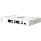 WK-PS219GF - Switch PoE No Administrable / 16 Puertos 10/100 Mbps / 2 Puertos Uplink Gigabit / 1 Ranura SFP 1000 Mbps / Presupuesto PoE 180 W / Hi-PoE 60 W